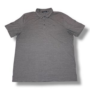 Travis Mathew Gray Short Sleeve Stretch Golf Light Polo Shirt Men’s Size XXL